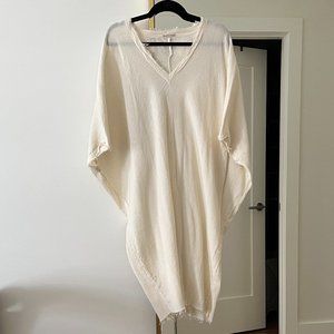 Black Crane Origami Dress in Cream (S)